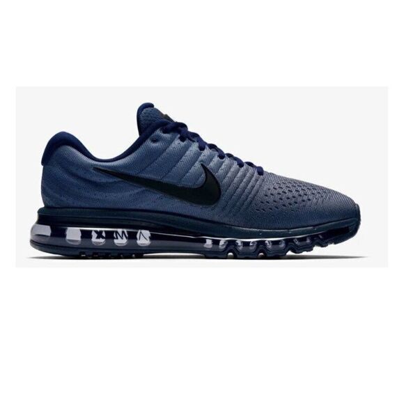 Nike Air Max 2017 Binary Blue SneakerRunning Shoe New 849559-405 Size 9.5